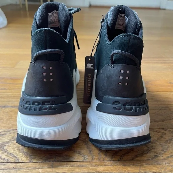 NEW Sorel Kinetic RNEGD Caribou Waterproof Boot Black NL4398 Size 8 NWT - Picture 5 of 8